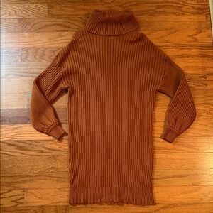 Amazon Rust Cowl Neck Sweater